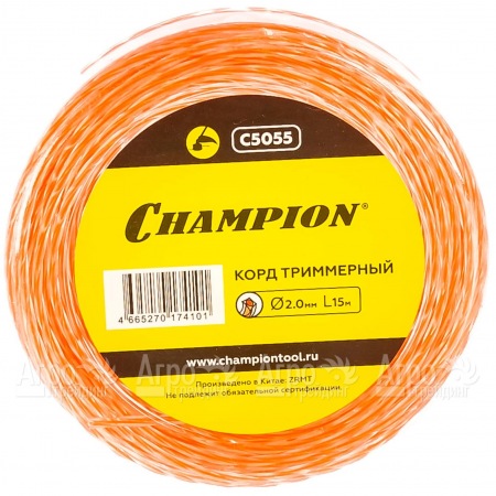 Корд триммерный Champion Square Twist Duo 2.0мм, 15м (витой квадрат) в Омске