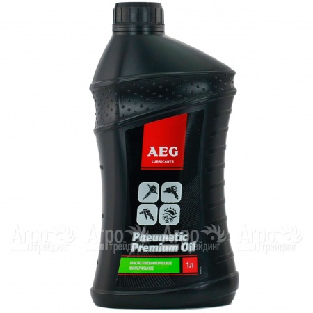 Масло пневматическое минеральное AEG Pneumatic oil 1 л для компрессоров  в Омске