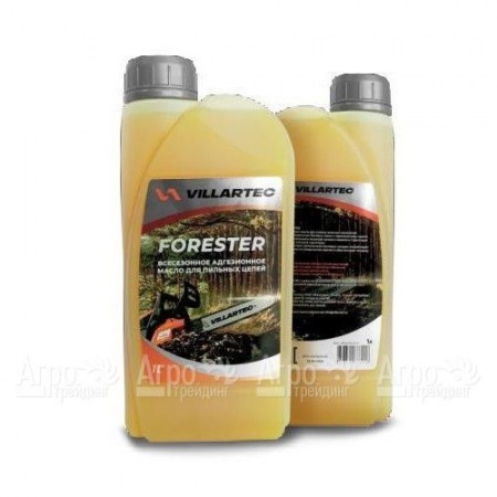 Всесезонное адгезионное масло Villartec Forester 1 л для пильных цепей в Омске