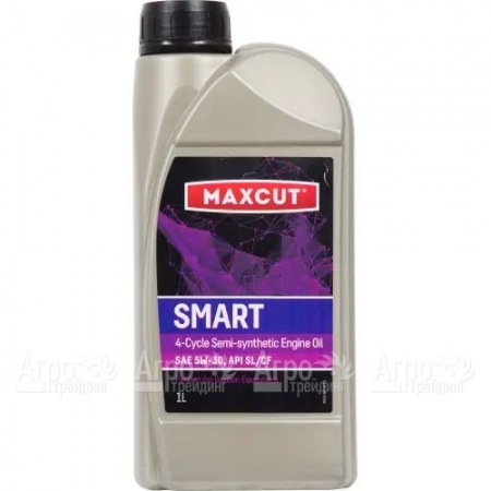 Масло MaxCUT Smart 4T Semi-Synthetic, 1 л для 4-х тактных двигателей в Омске