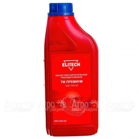 Масло трансмиссионное полусинтетическое Elitech TM Премиум 2005.000100 1 л для смазки редукторов в Омске