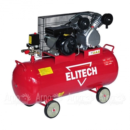Компрессор ременной масляный Elitech КПР 100/400/2.2 в Омске