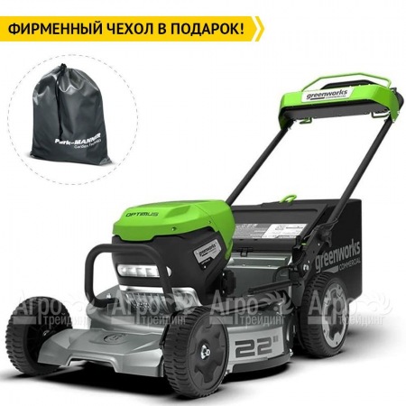 Газонокосилка аккумуляторная GreenWorks LM221S (без аккумулятора и зарядного устройства)  в Омске