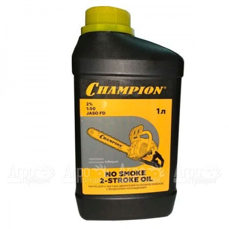 Масло полусинтетическое Champion JASO FD 1 л для 2-тактных двигателей  в Омске