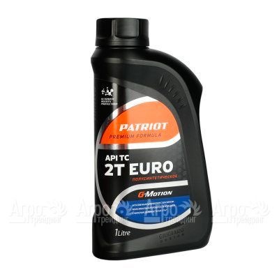 Масло полусинтетическое Patriot G-Motion 2Т Euro 1 л для 2-х тактных двигателей в Омске