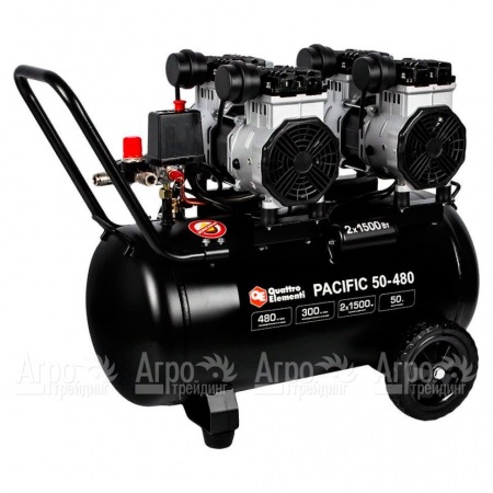 Компрессор безмаслянный Quattro Elementi Pacific 50-480 в Омске