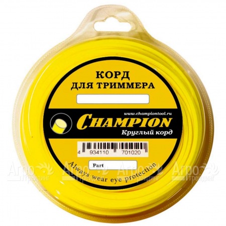 Корд триммерный Champion Round 4.0 мм х 95 м (круглый) + нож  в Омске