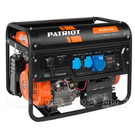 Бензогенератор Patriot GP 8210AE 7 кВт в Омске