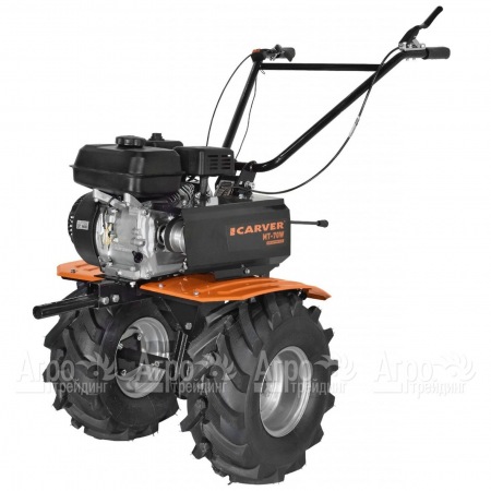 Мотоблок Carver МТ-70W, колеса экстрим (фрезы в комплекте) в Омске