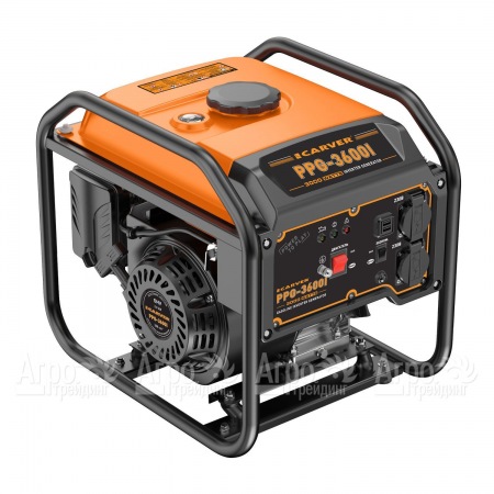 Бензогенератор инверторный Carver PPG-3600I 2.8 кВт  в Омске