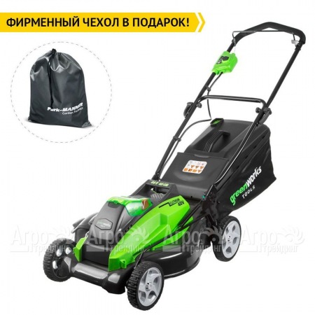 Газонокосилка аккумуляторная GreenWorks G40LM45K3 в Омске