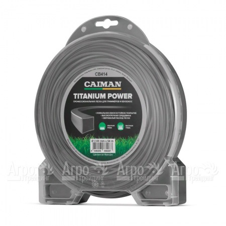 Профессиональная леска Titanium Power квадрат 2.5 мм 64 м для триммеров Caiman в Омске