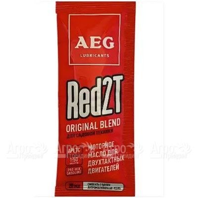 Масло минеральное AEG RED 2T Original blend API TC 20 мл для 2-х тактных двигателей в Омске