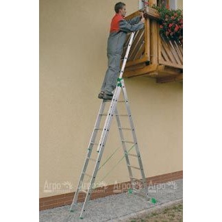 ALV-7609 ALVE Лестница универсал. 3-х секц. 3х9 ступ. в Омске