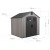 Пластиковый сарай LifeTime WoodLook 8х7.5 в Омске