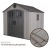 Пластиковый сарай LifeTime WoodLook 8х10 в Омске