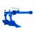 Плуг двухкорпусный регулируемый 220 для Garden Scout (Скаут) GS 81 D, GS 81 DE, GS 101 D, GS 101 DE, GS 15 DE в Омске