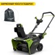 Снегоуборщик аккумуляторный GreenWorks GD82ST (без аккумулятора и зарядного устройства) в Омске