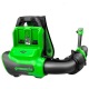Воздуходувка аккумуляторная GreenWorks 40V 2408107 (без аккумулятора и зарядного устройства) в Омске
