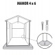 Пластиковый сарай Keter Manor 4x6 в Омске