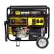 Бензиновый генератор Huter DY6500LX 5.0 кВт с колёсами и аккумулятором в Омске